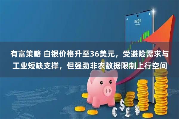 有富策略 白银价格升至36美元，受避险需求与工业短缺支撑，但强劲非农数据限制上行空间