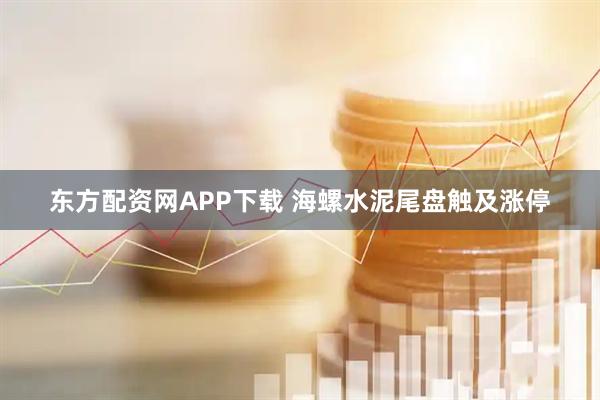 东方配资网APP下载 海螺水泥尾盘触及涨停