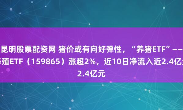 昆明股票配资网 猪价或有向好弹性，“养猪ETF”——养殖ETF（159865）涨超2%，近10日净流入近2.4亿元